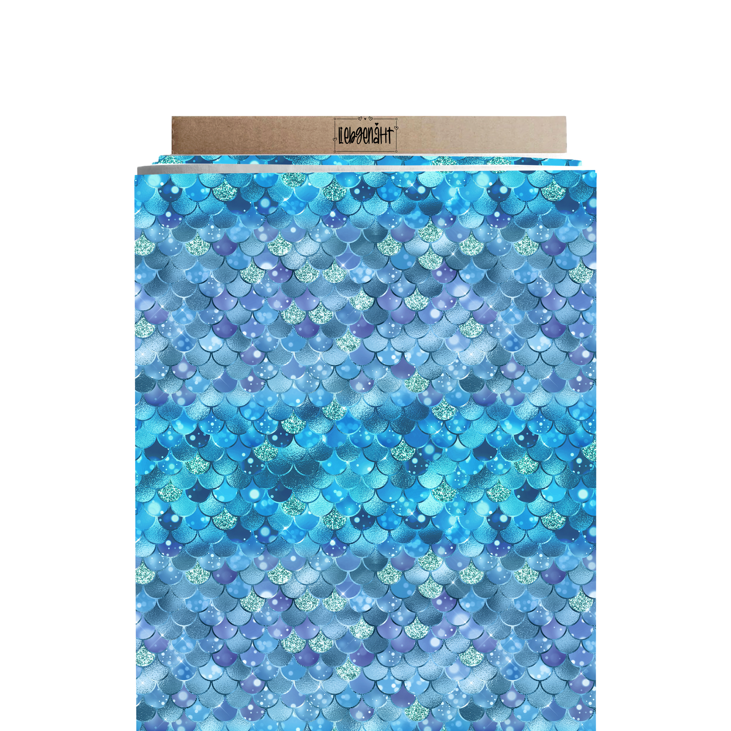 LYCRA | VORBESTELLUNG | Schuppen Blau