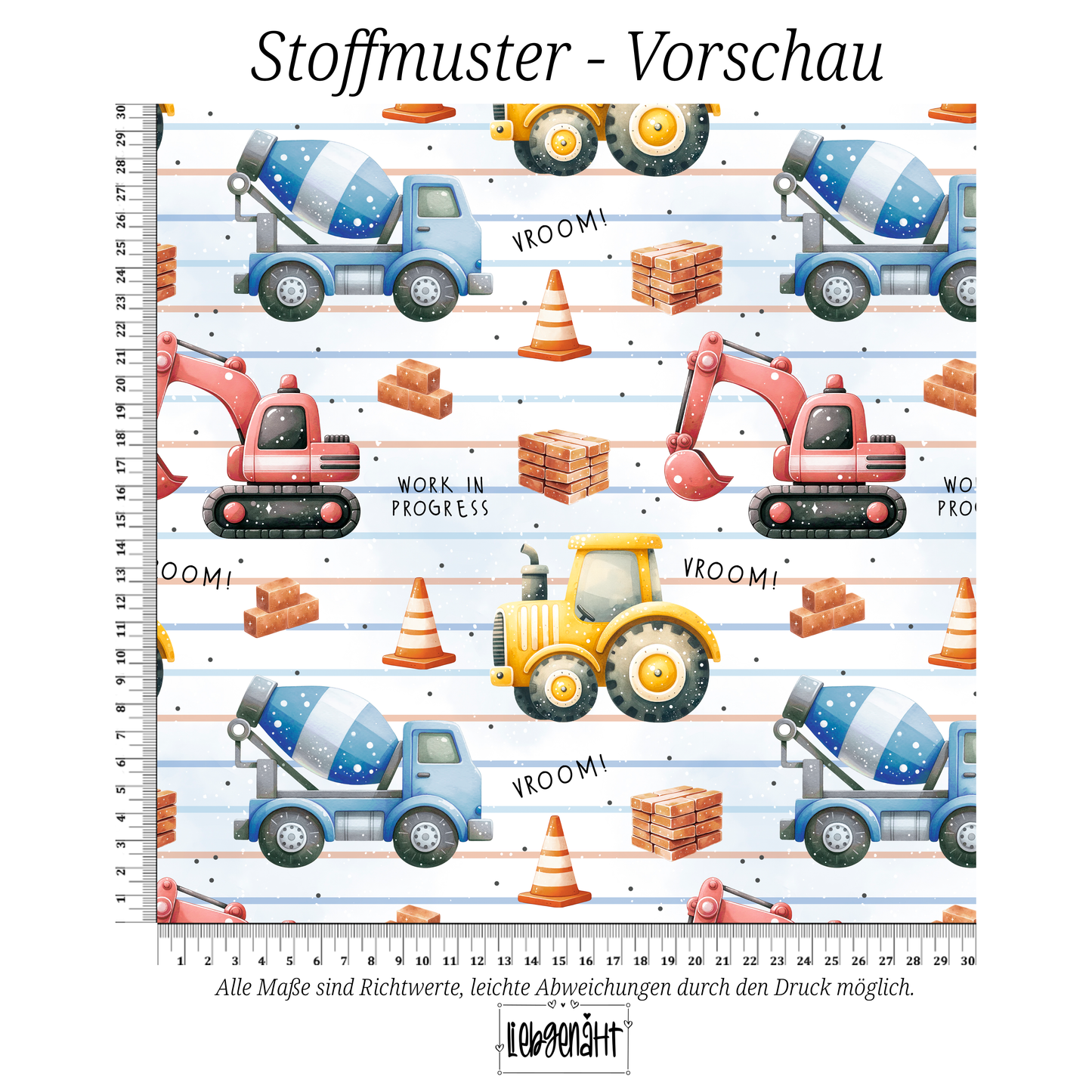 VORBESTELLUNG | BAUFAHRZEUGE | KREATIVPATTERNS