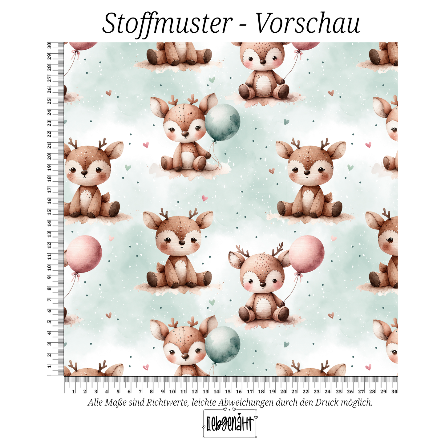 VORBESTELLUNG | TEDDY BALLONS | KREATIVPATTERNS