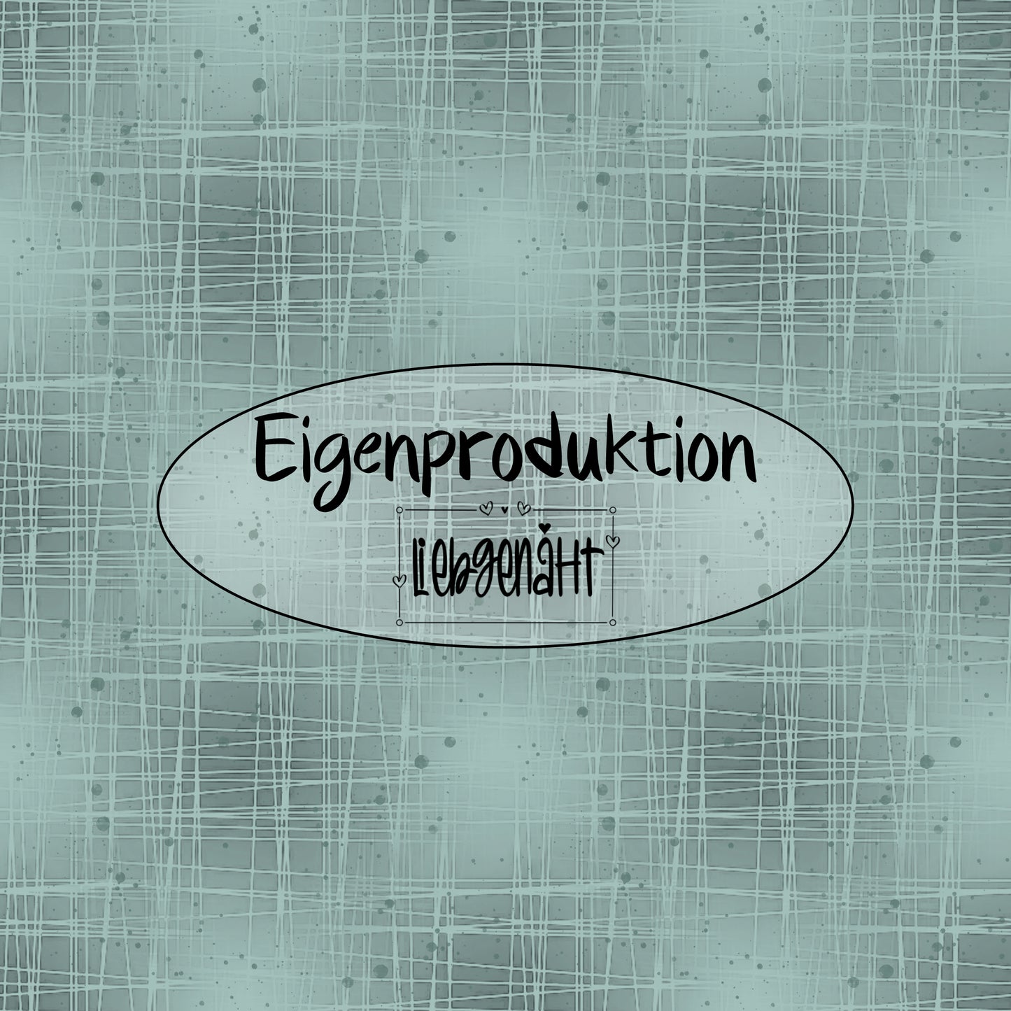 METERWARE! Eigenproduktion! Gitter & Sprenkel Dusty Mint - JERSEY