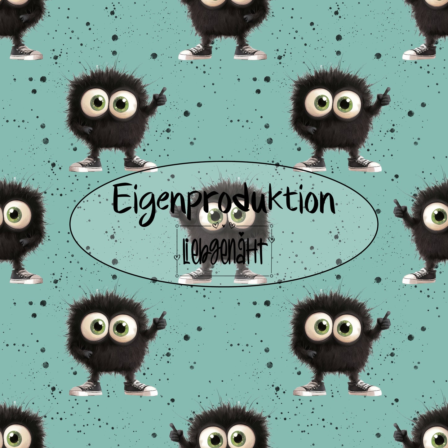 METERWARE! Eigenproduktion! Monster Allover - Jersey