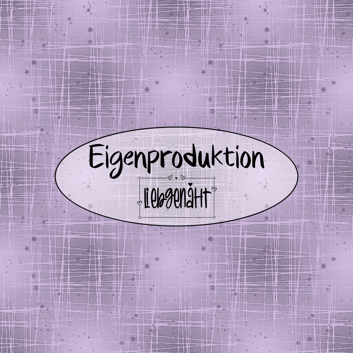 METERWARE! Eigenproduktion! Gitter & Sprenkel LILA - Jersey