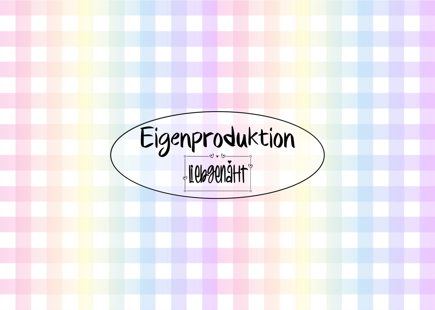 METERWARE! Eigenproduktion! Karomuster Regenbogen - Jersey