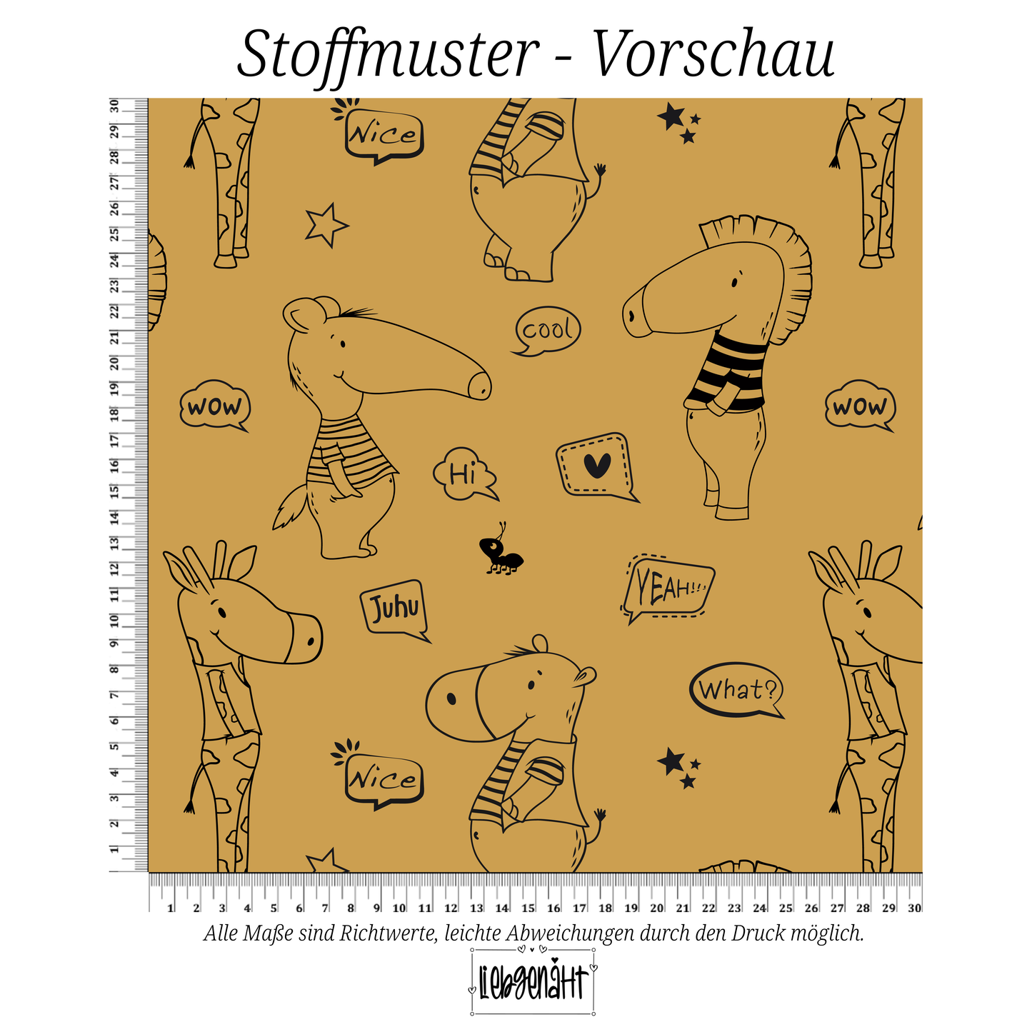 VORBESTELLUNG | NASENBANDE OCKER | GROWIDESIGN