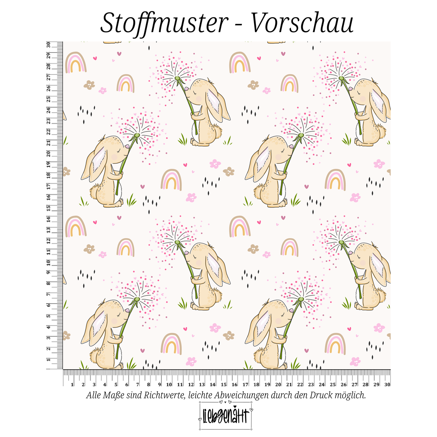 VORBESTELLUNG | REDESIGN KONFETTI HASE WOLLWEIß | GROWIDESIGN