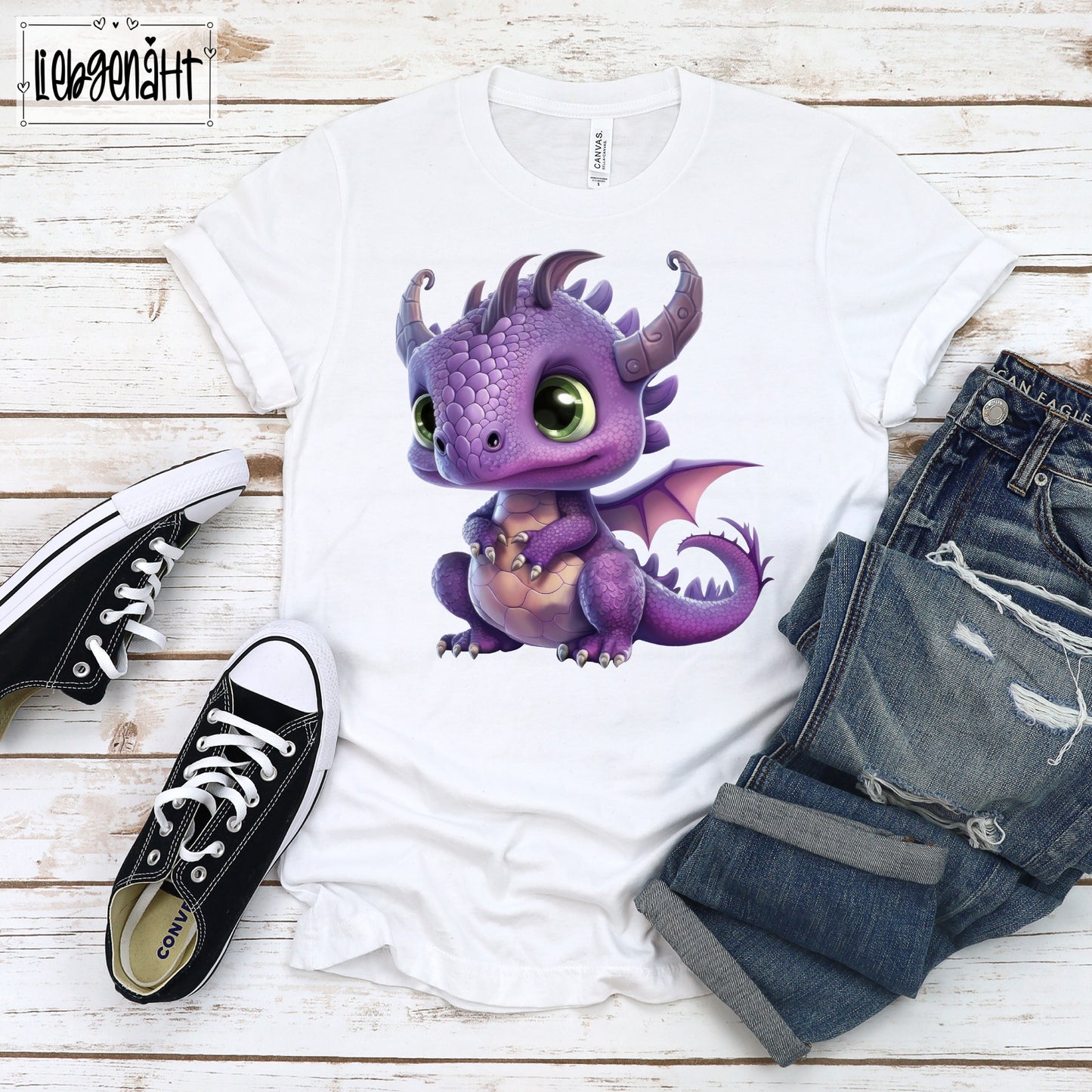 Drache - GLITZER - 20 cm