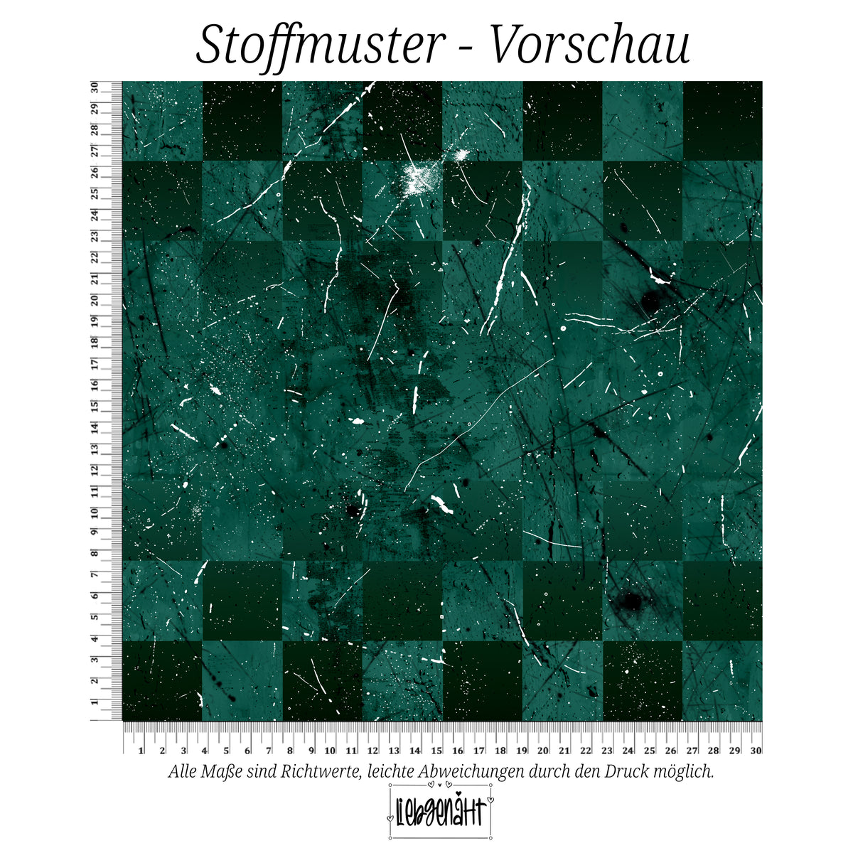 VORBESTELLUNG | GRUNGE KARO | TANNENGRÜN | SPLASH