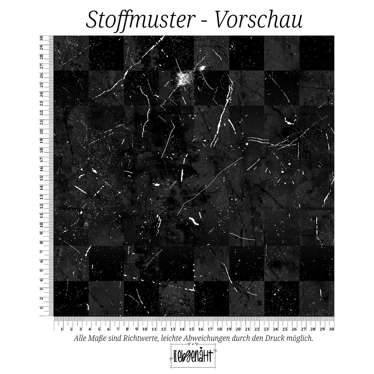 VORBESTELLUNG | GRUNGE KARO | SCHWARZ | SPLASH