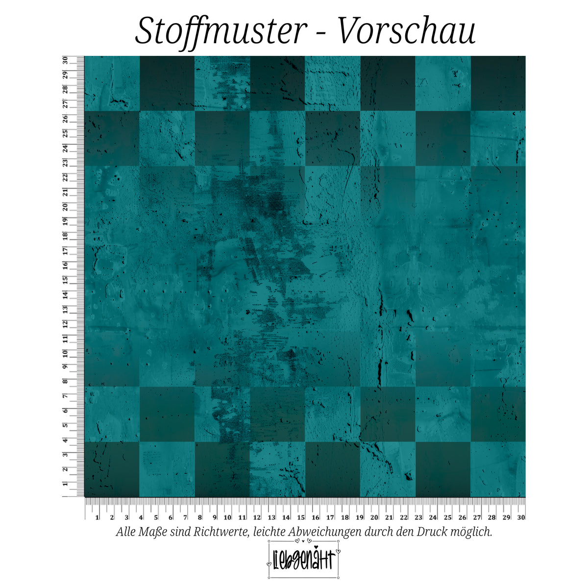 VORBESTELLUNG | GRUNGE KARO | PETROL | BASIC