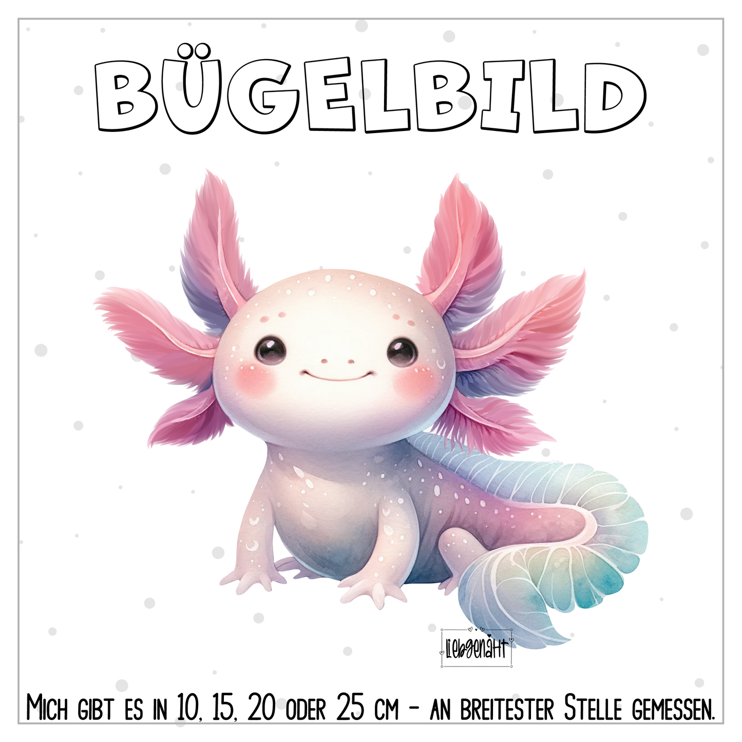 VORBESTELLUNG | BÜGELBILD | SÜßES MEERESTIER 2
