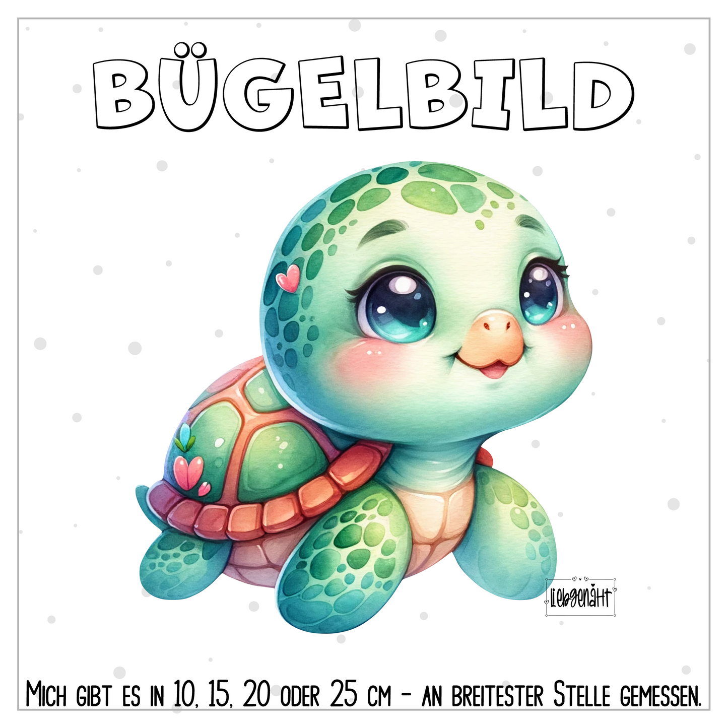 VORBESTELLUNG | BÜGELBILD | SÜßES MEERESTIER 6