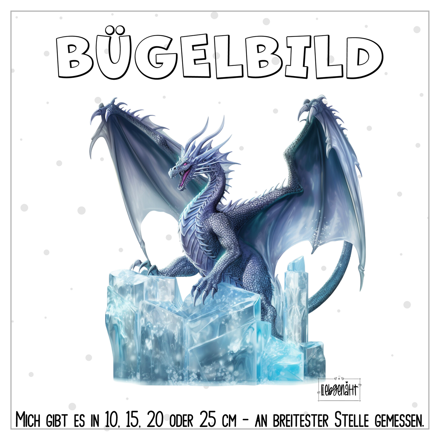 VORBESTELLUNG | BÜGELBILD | EISDRACHE