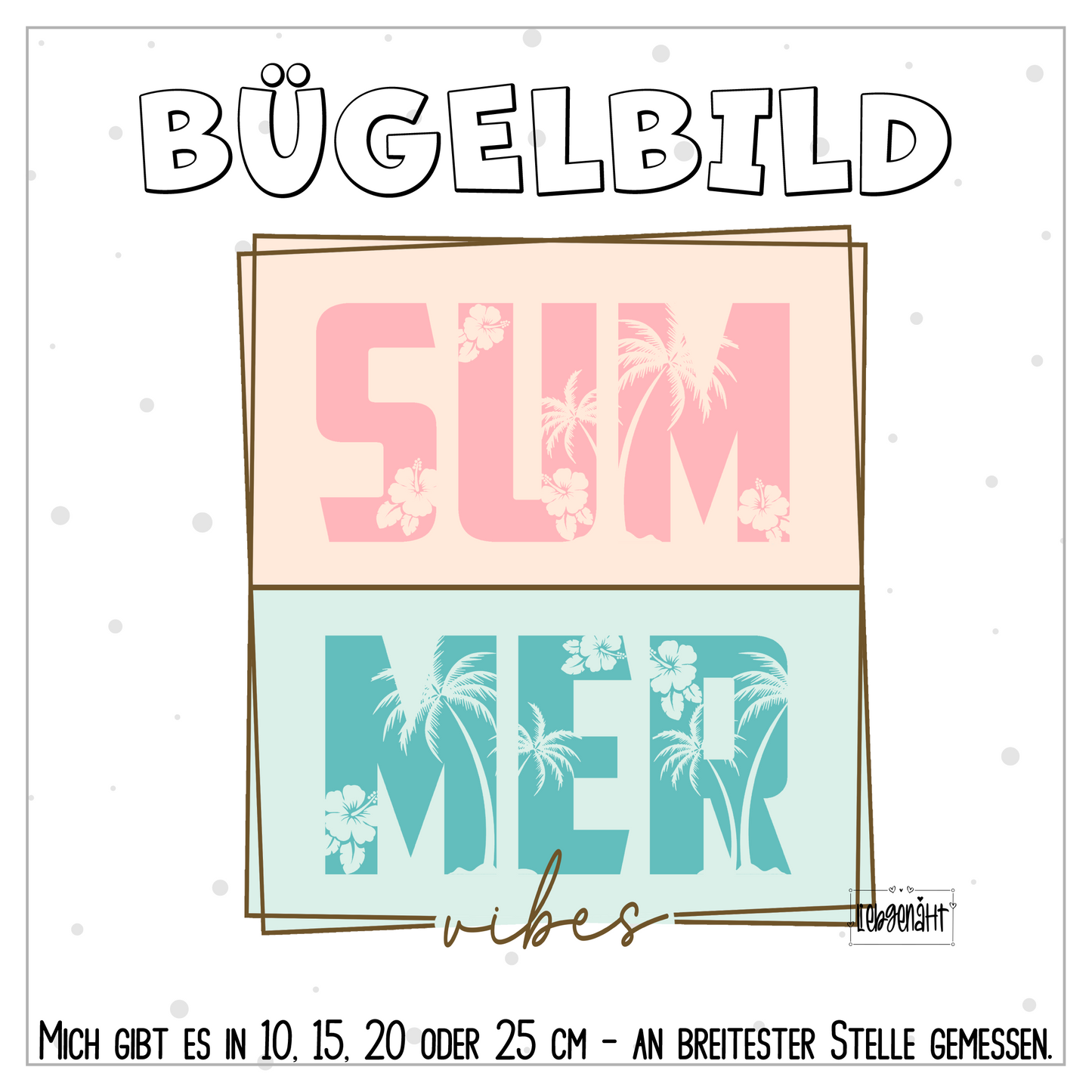 VORBESTELLUNG | BÜGELBILD | RETRO STATEMENT 5