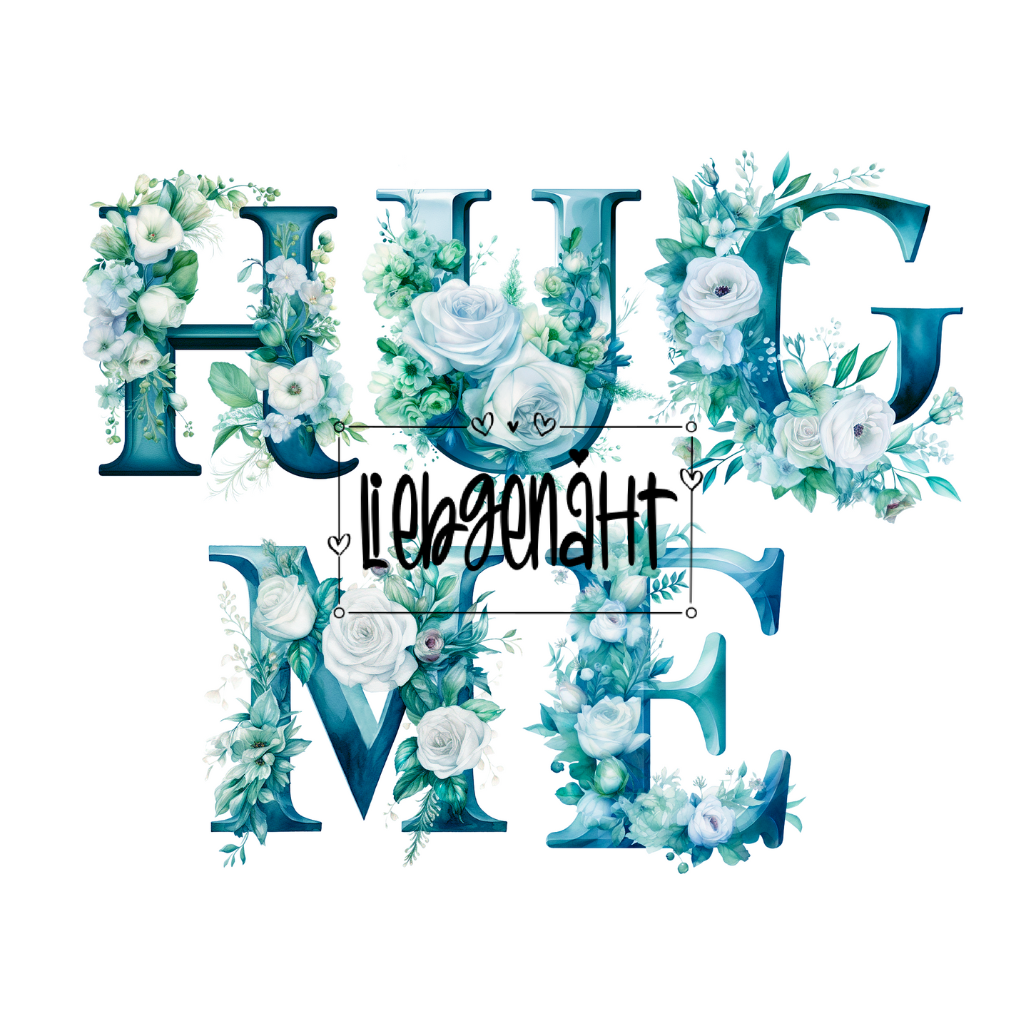VORBESTELLUNG! Hug Me, Blaue Blumen