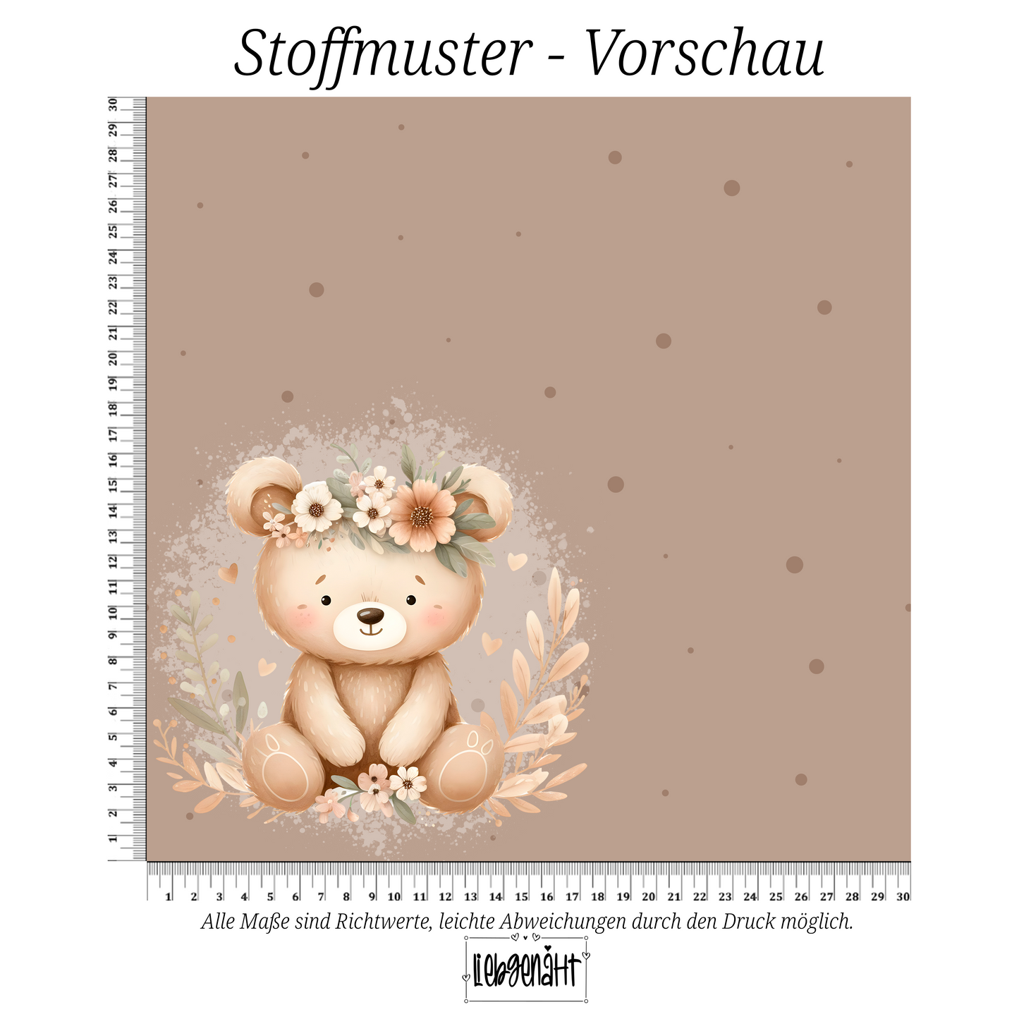 VORBESTELLUNG | HERBSTTIERE | PANEL BÄR HERBSTGRUß