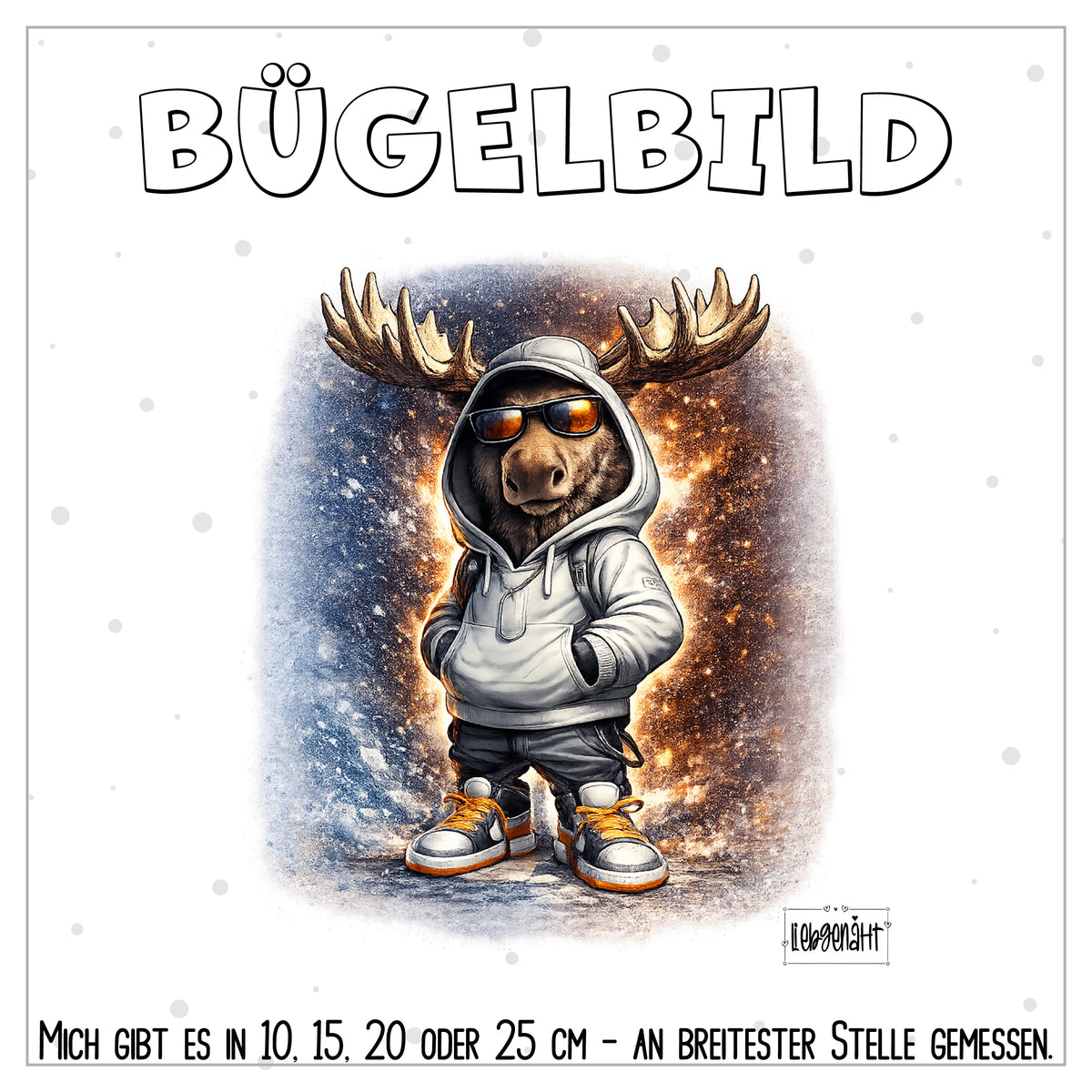 VORBESTELLUNG | BÜGELBILD | COOLER ELCH
