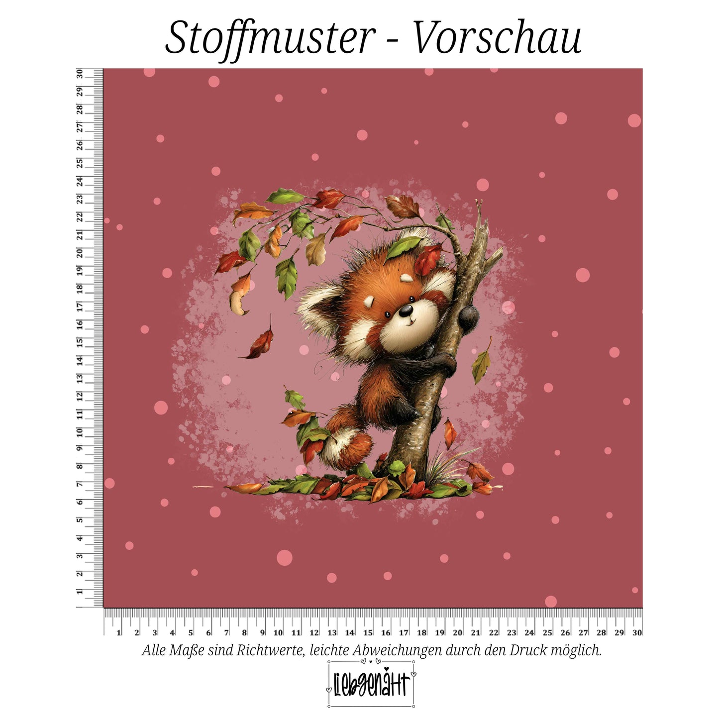 VORBESTELLUNG | HERBSTZEIT | ROTER PANDA - HERBSTROSA