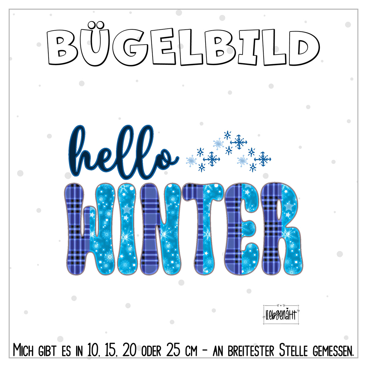 VORBESTELLUNG | BÜGELBILD | STATEMENT 4