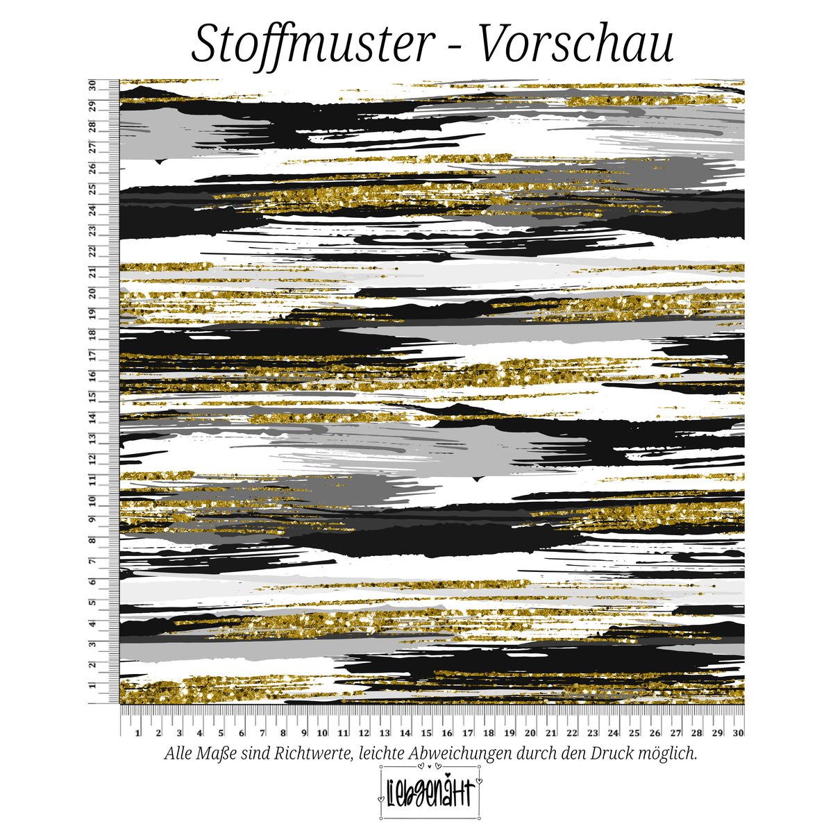 VORBESTELLUNG | WINTERHARMONIE | PINSELSTREIFEN GOLD