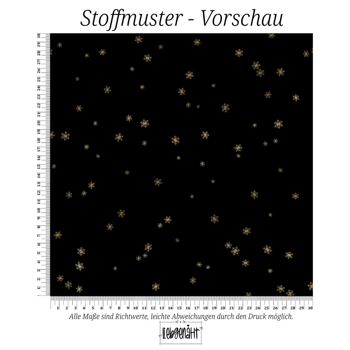 VORBESTELLUNG | WINTERHARMONIE | STERNCHEN SCHWARZGOLD