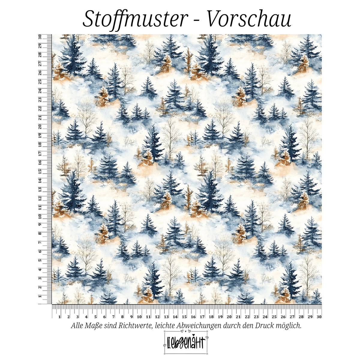 VORBESTELLUNG | WINTERHARMONIE | WINTERWALD AQUARELL