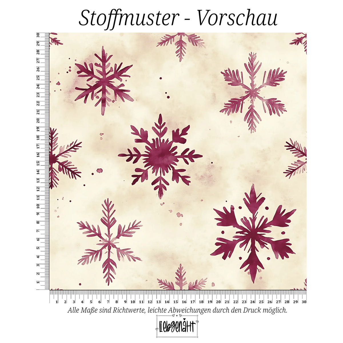 VORBESTELLUNG | WINTERHARMONIE | SCHNEEFLOCKEN BEERE