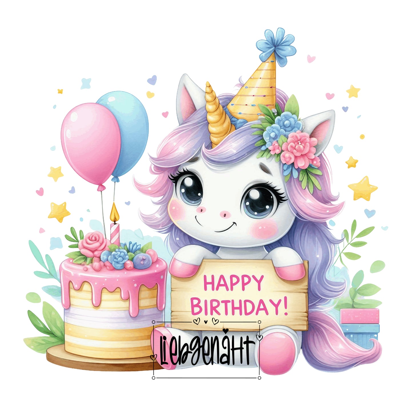 VORBESTELLUNG! Geburtstag Unicorn 15