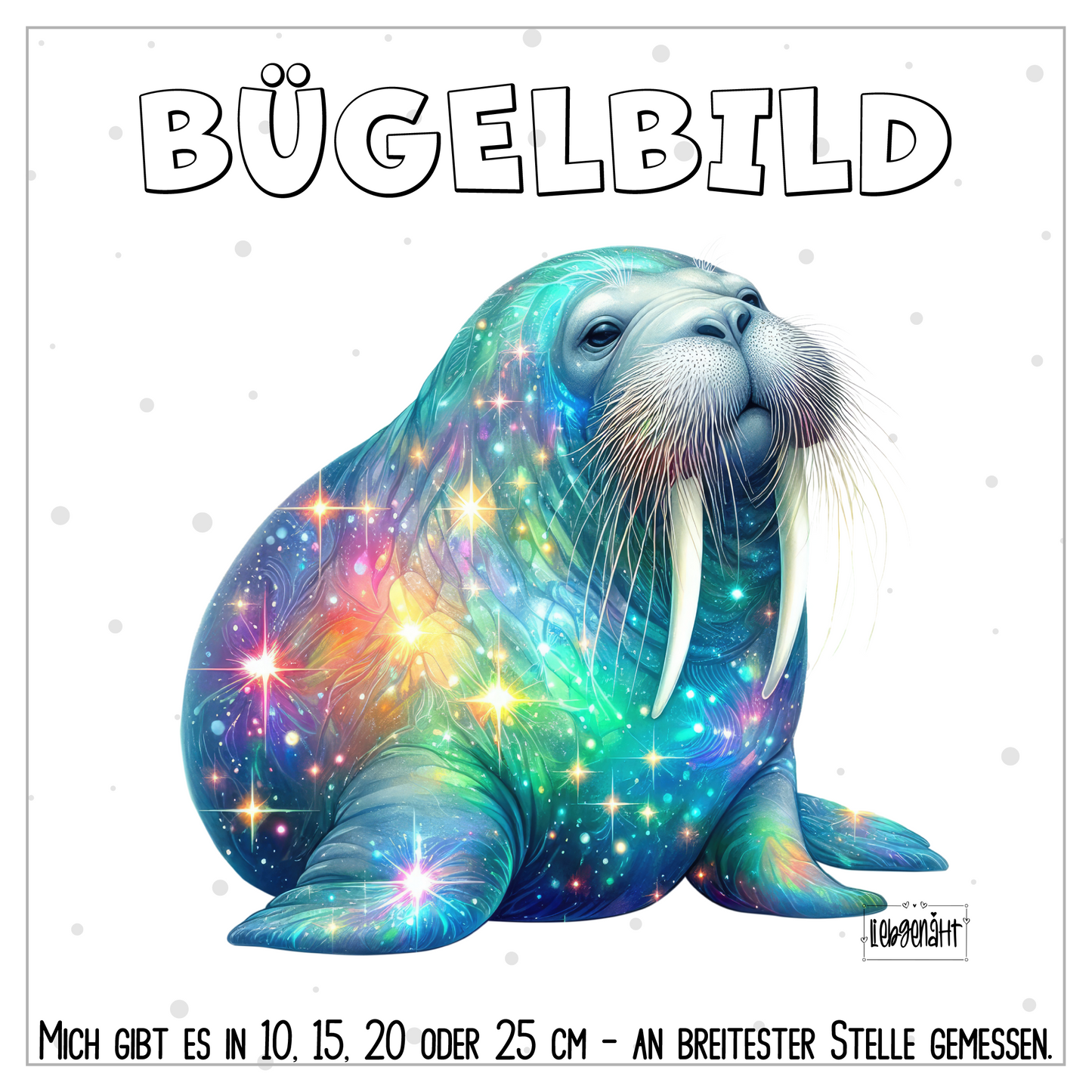 VORBESTELLUNG | BÜGELBILD | VERZAUBERTES MEERESTIER 2