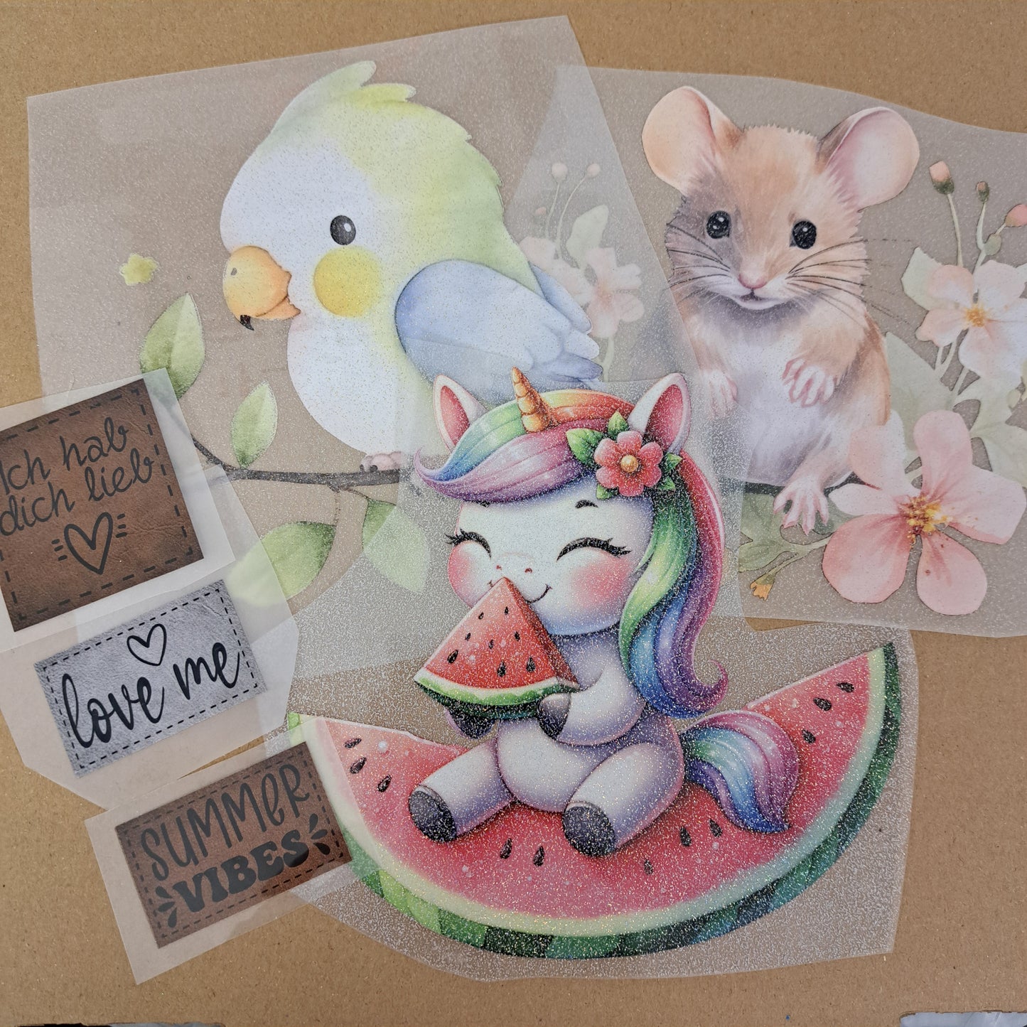 Glitzer Paket ~ 15 cm