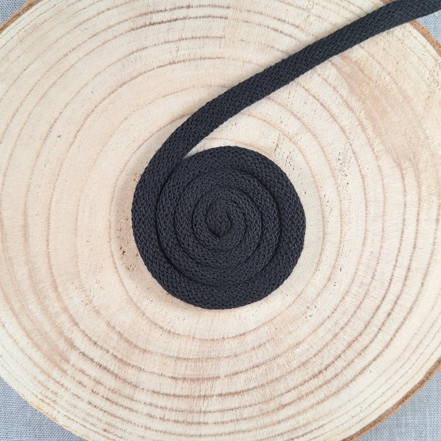 Kordel, 9 mm, Jumbo, Schwarz