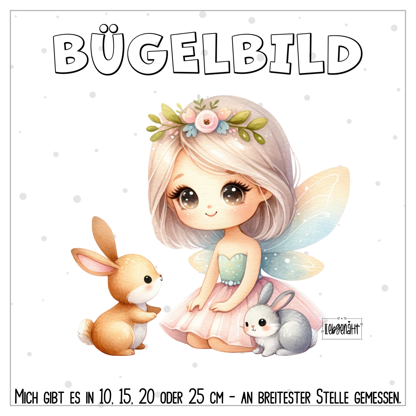 VORBESTELLUNG | BÜGELBILD | SÜßE FEE 3