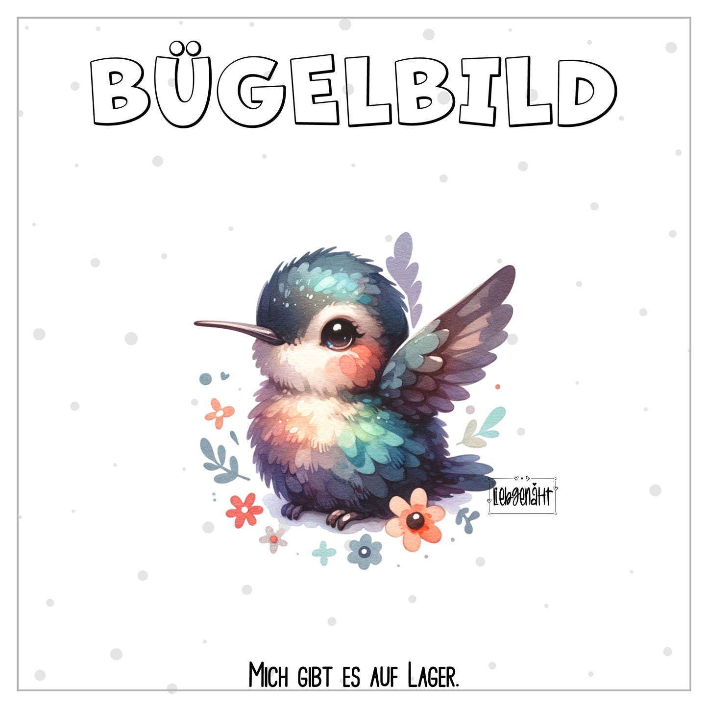 GLITZER! Kolibri - 15 cm