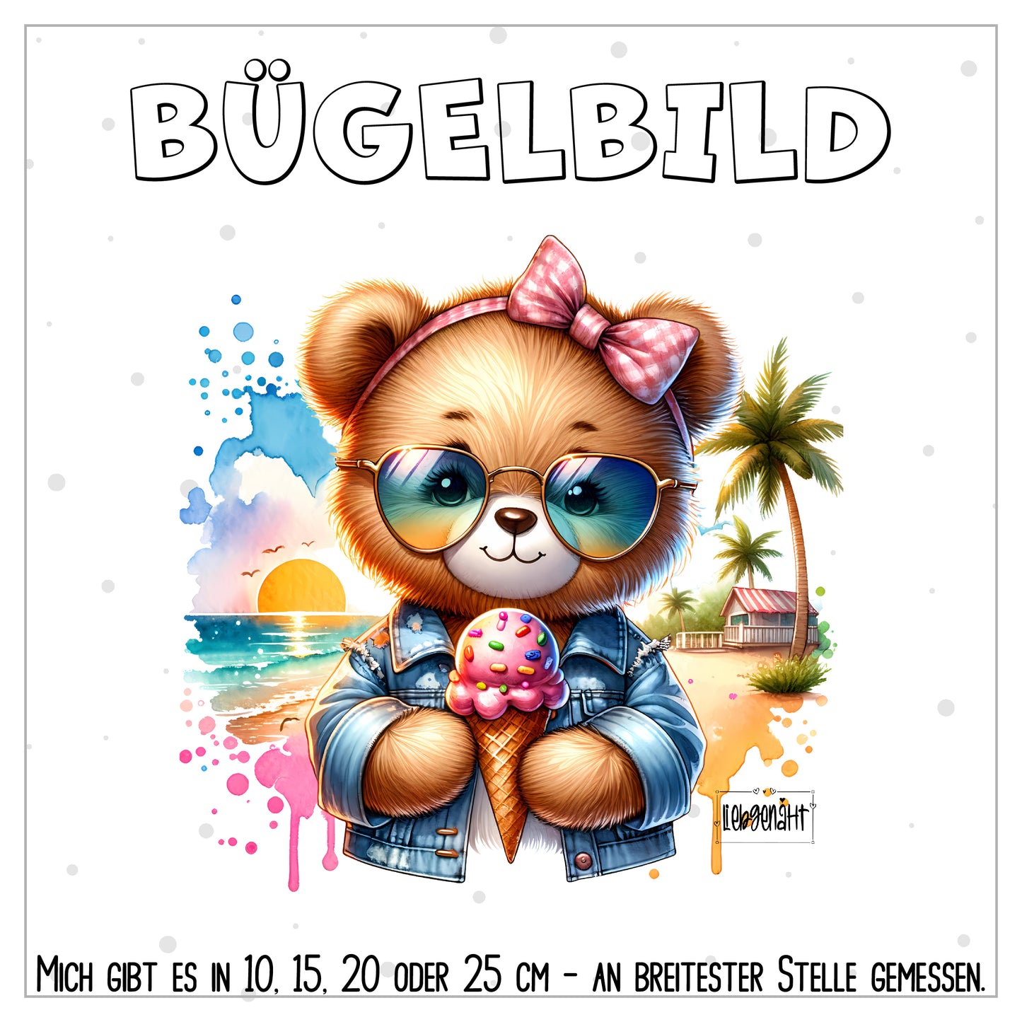 VORBESTELLUNG! Teddy am Strand