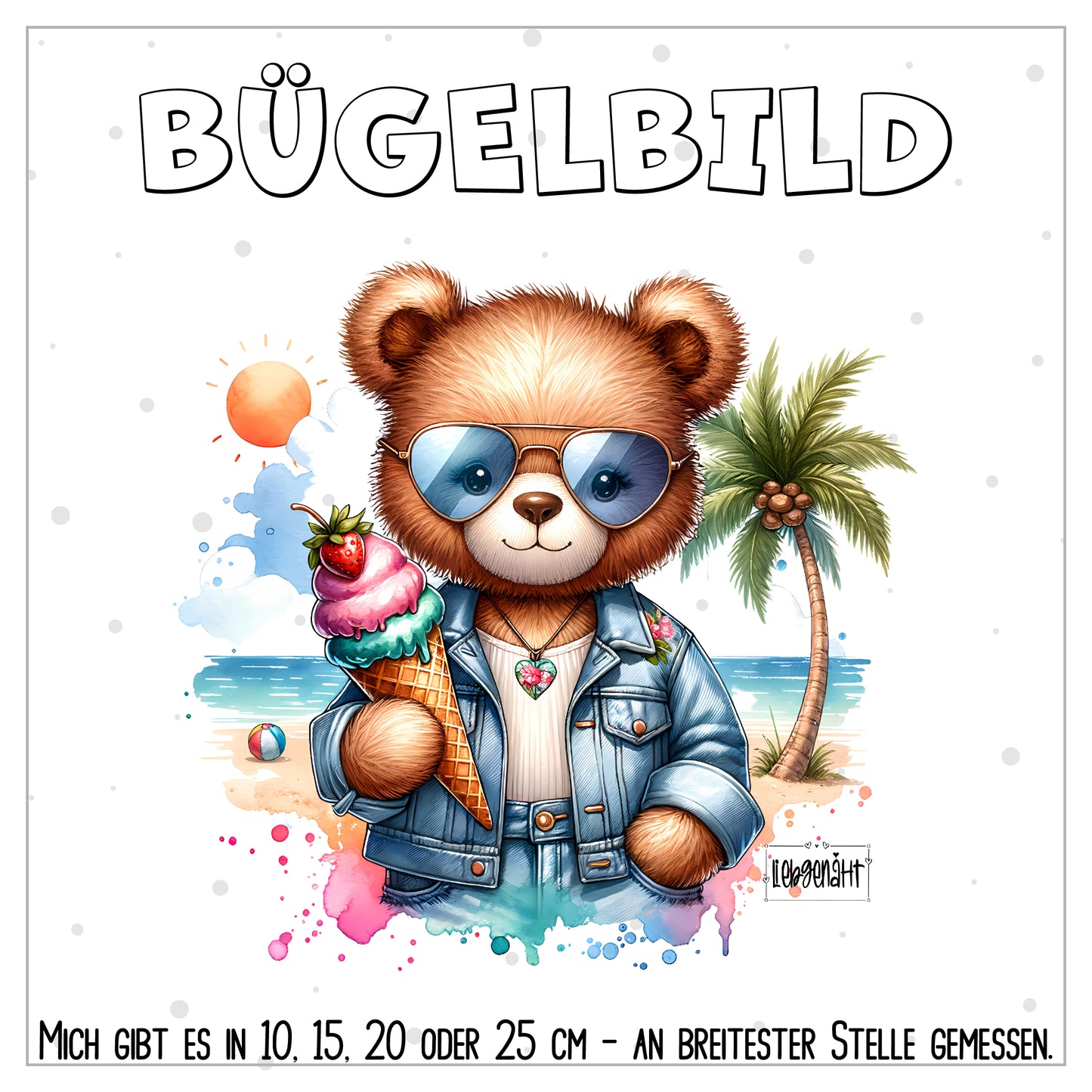 VORBESTELLUNG! Teddy am Strand 3