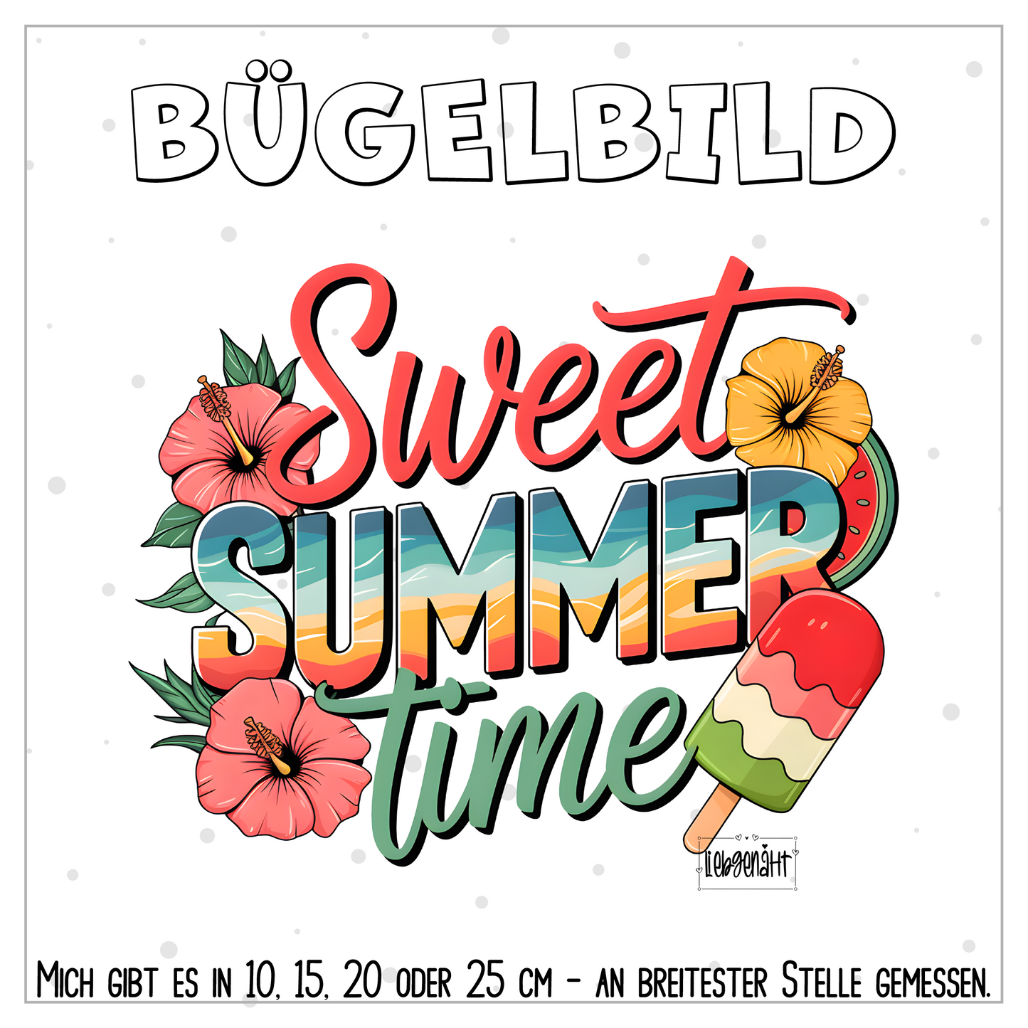 VORBESTELLUNG | BÜGELBILD | SWEET SUMMER TIME