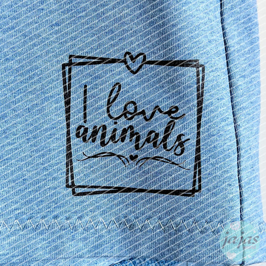 Plottdatei - I love animals