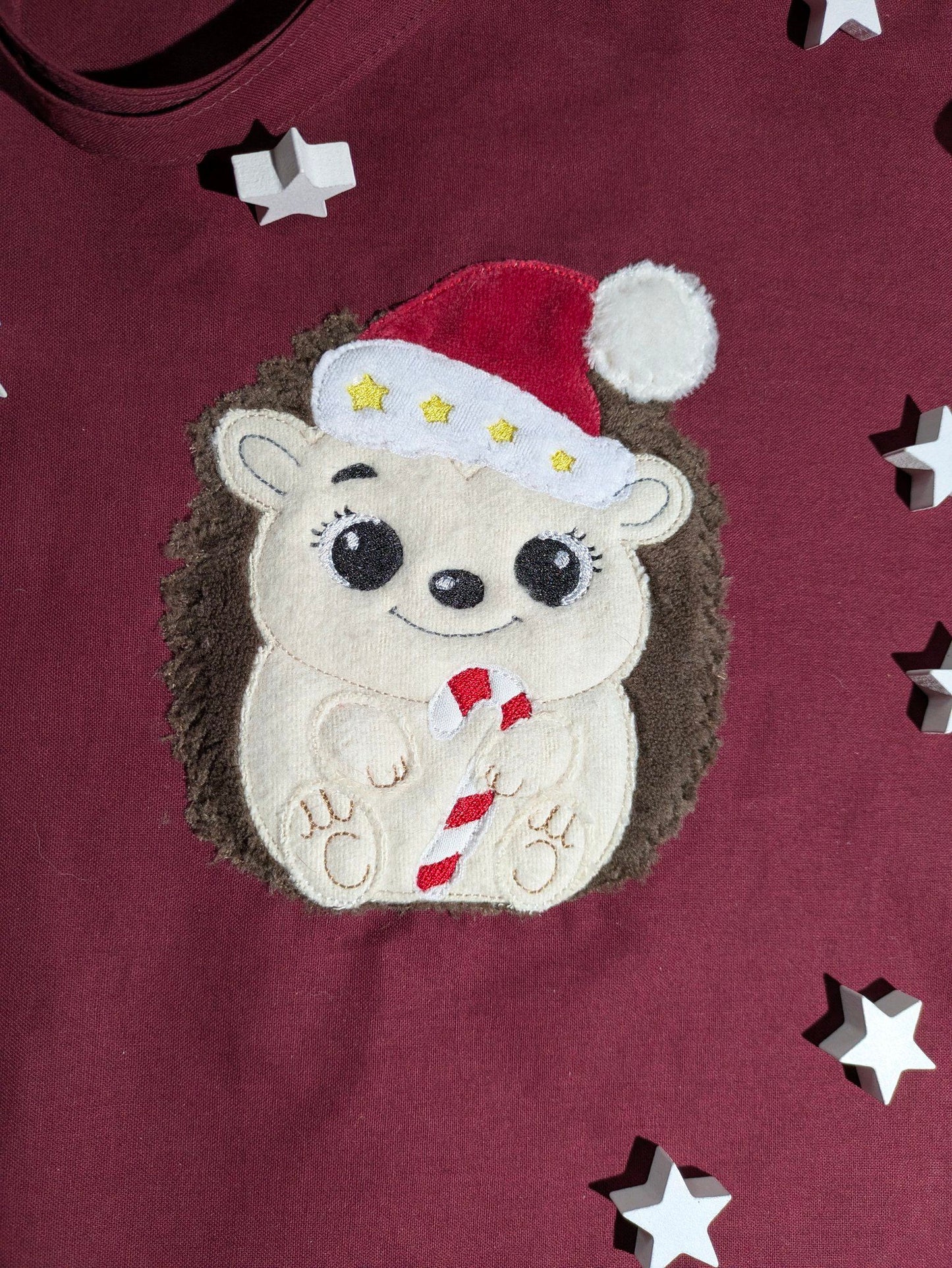 Stickdatei - Igel mit Zuckerstange