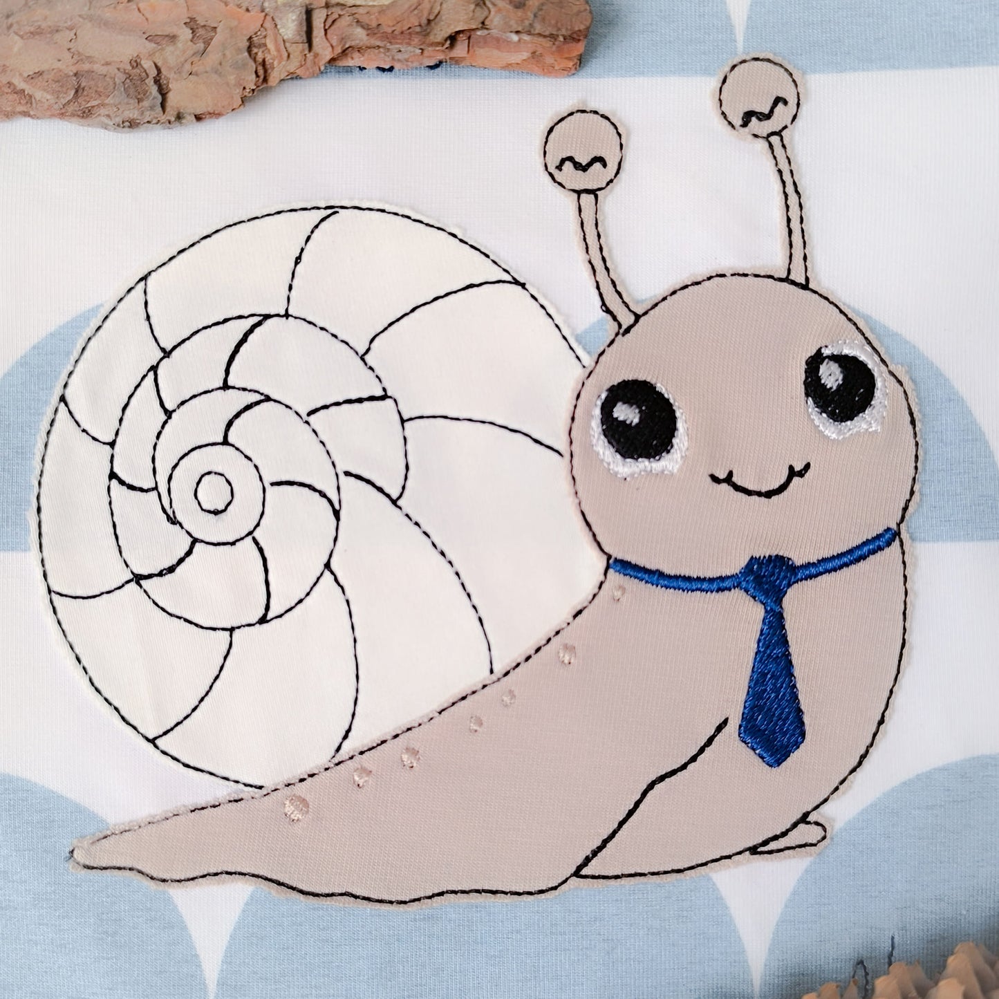 Stickdatei - Schneckenmann