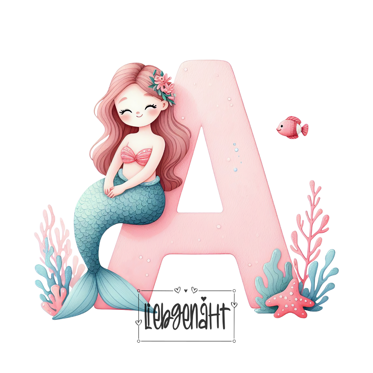 VORBESTELLUNG! -MINI - Alphabet Meermaid