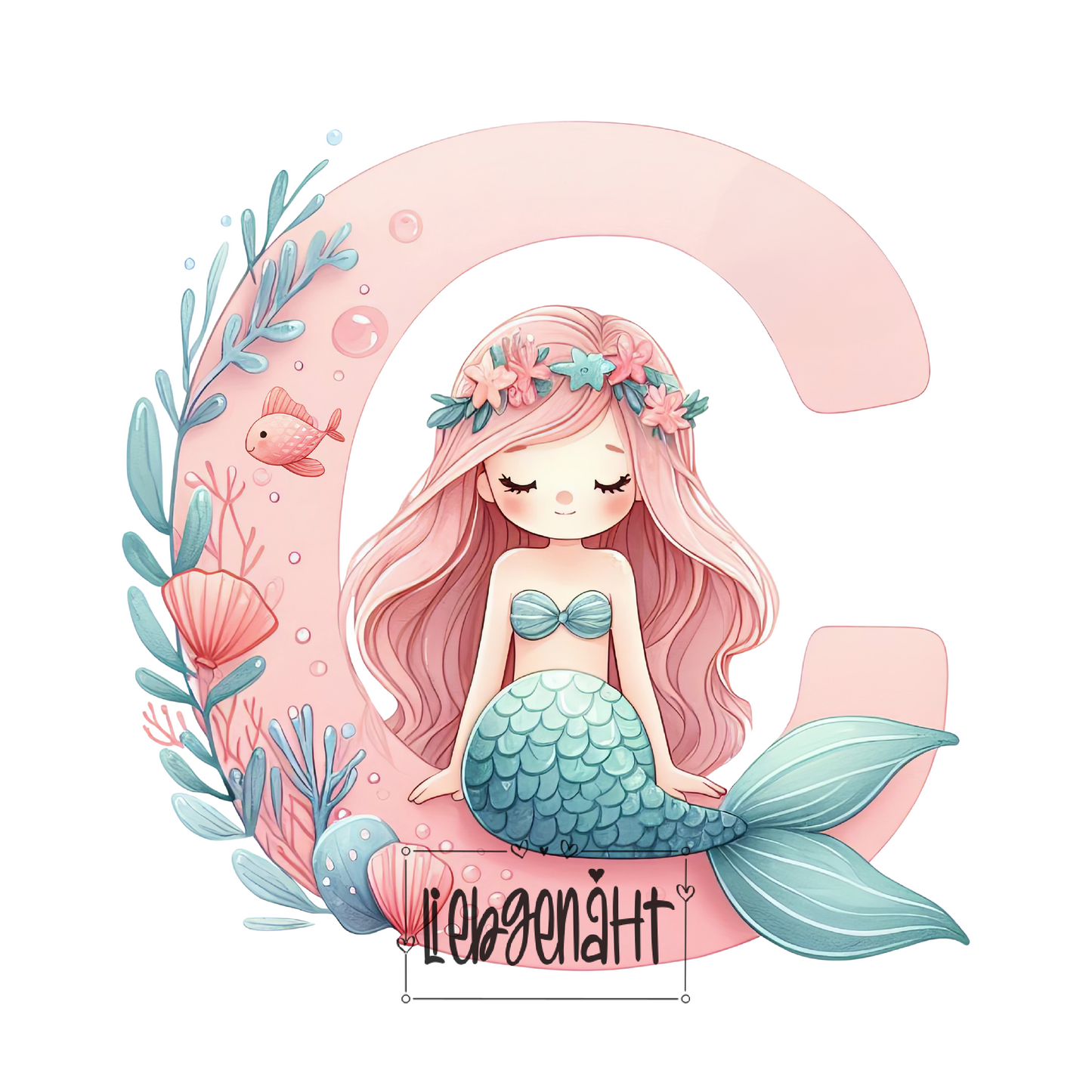 VORBESTELLUNG! -MINI - Alphabet Meermaid