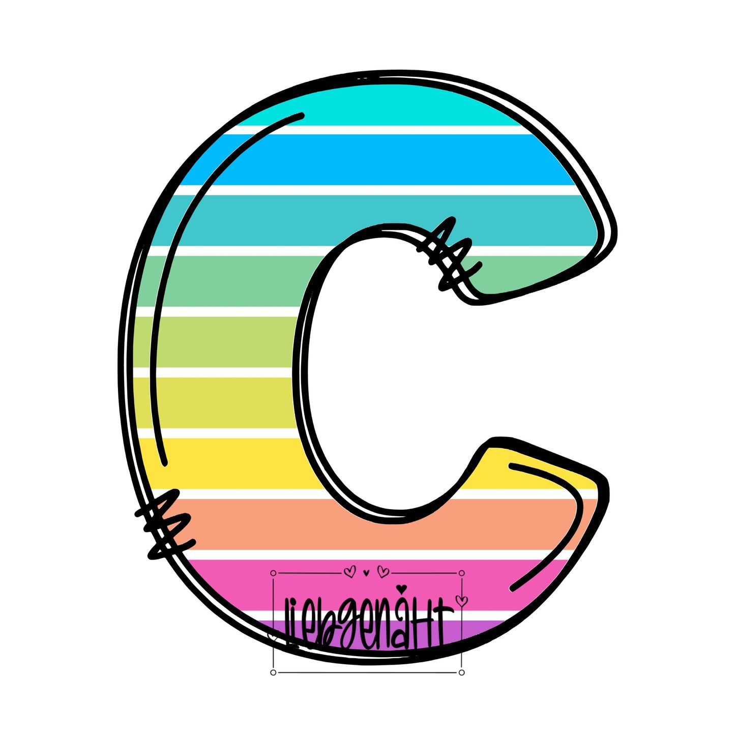 VORBESTELLUNG! - NORMAL - Alphabet Regenbogen