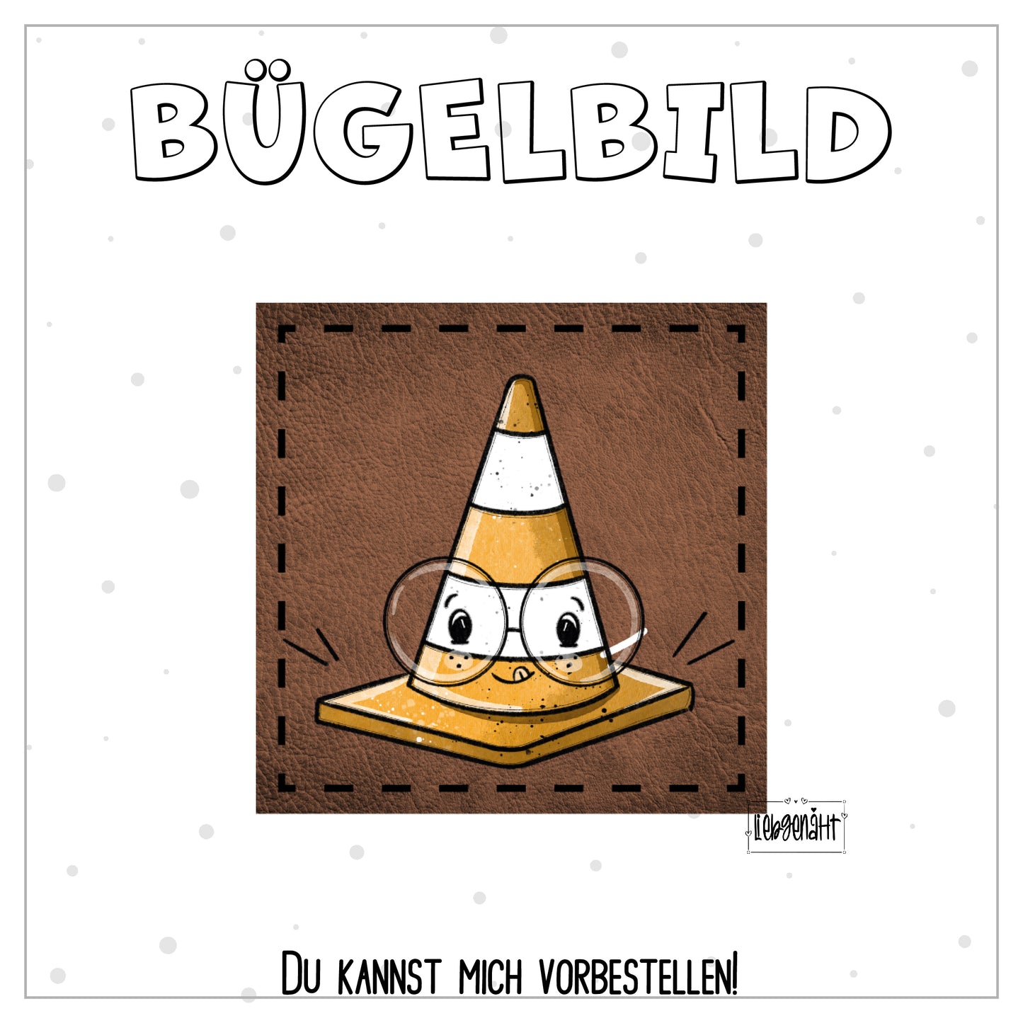 VORBESTELLUNG! Bügellabel - Katzengold - Bau
