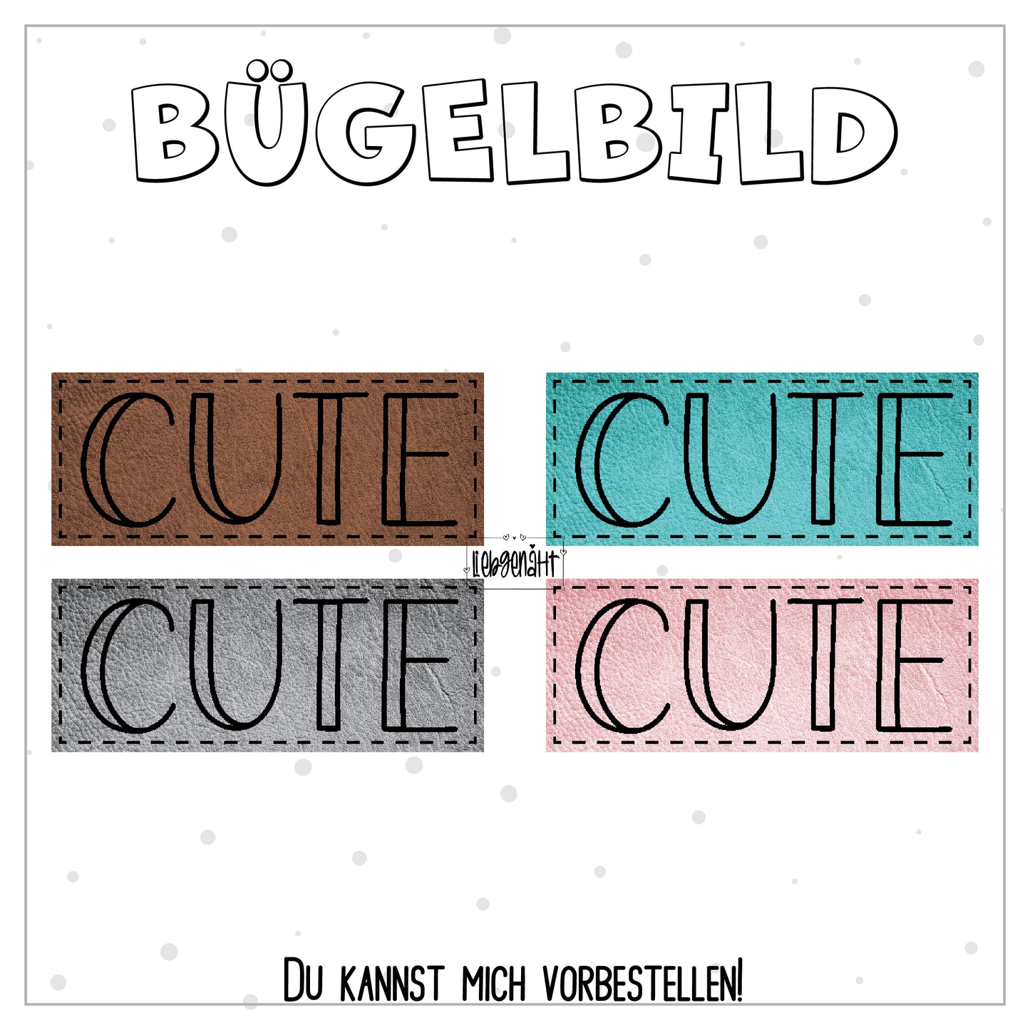 VORBESTELLUNG! Label Cute
