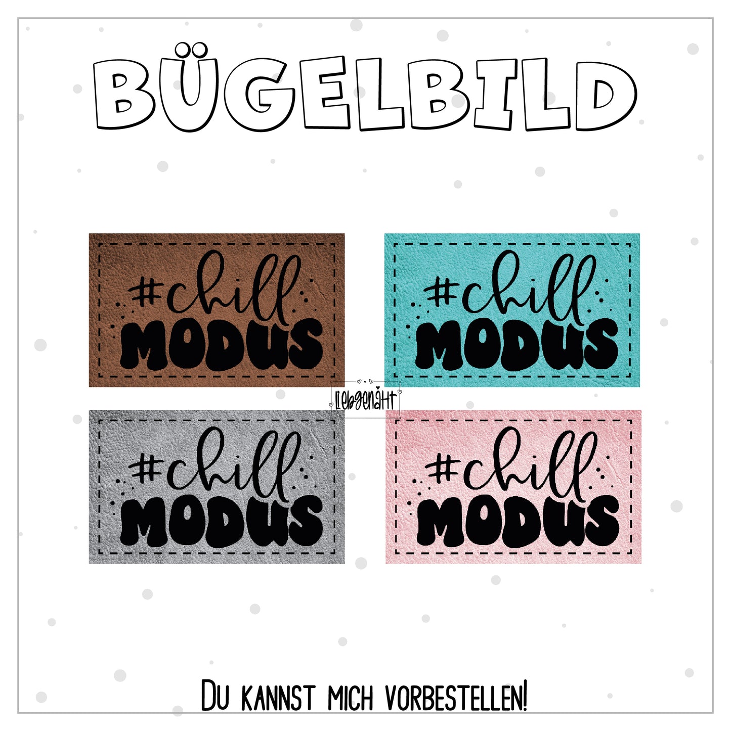 VORBESTELLUNG! Label Chillmodus