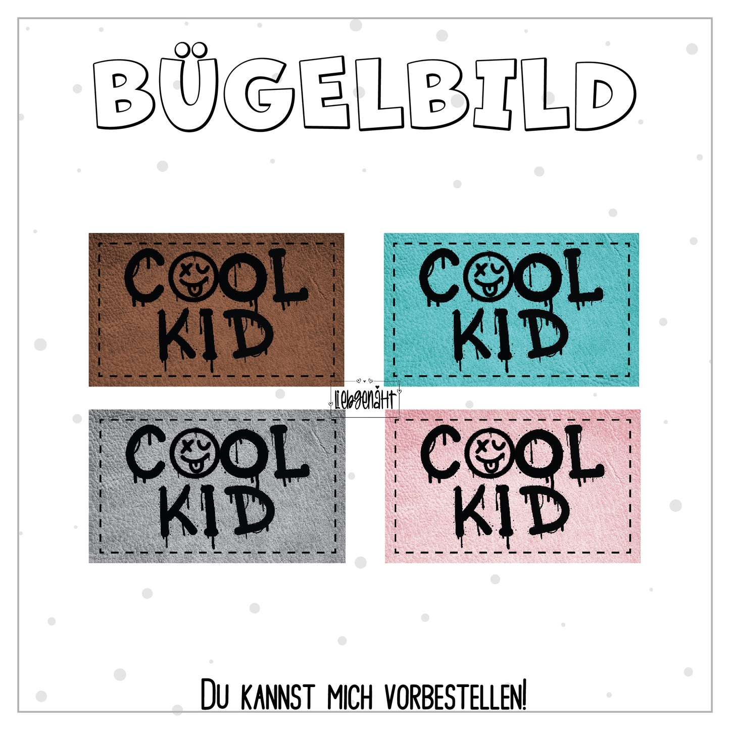 VORBESTELLUNG! Label Cool Kid