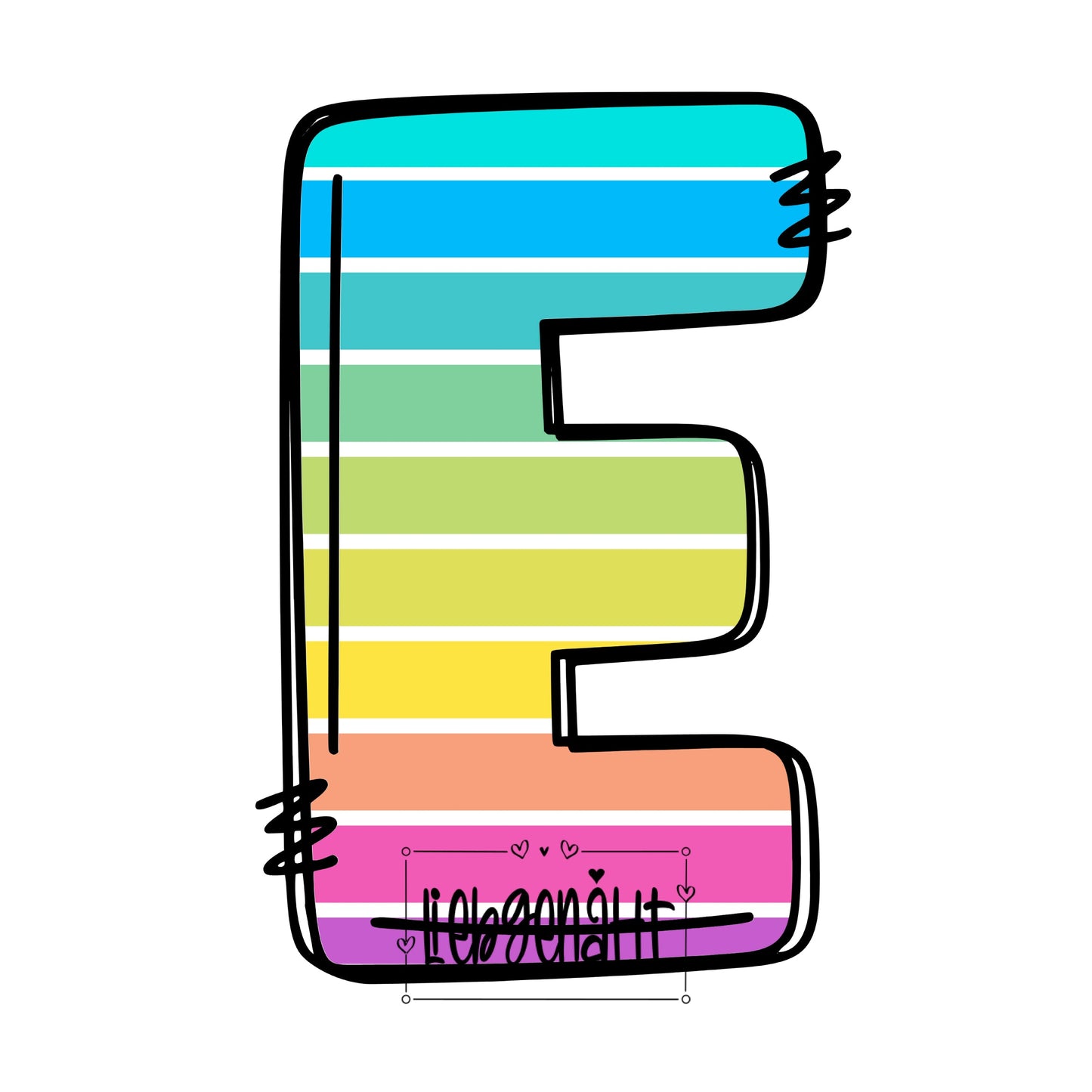 VORBESTELLUNG! - NORMAL - Alphabet Regenbogen