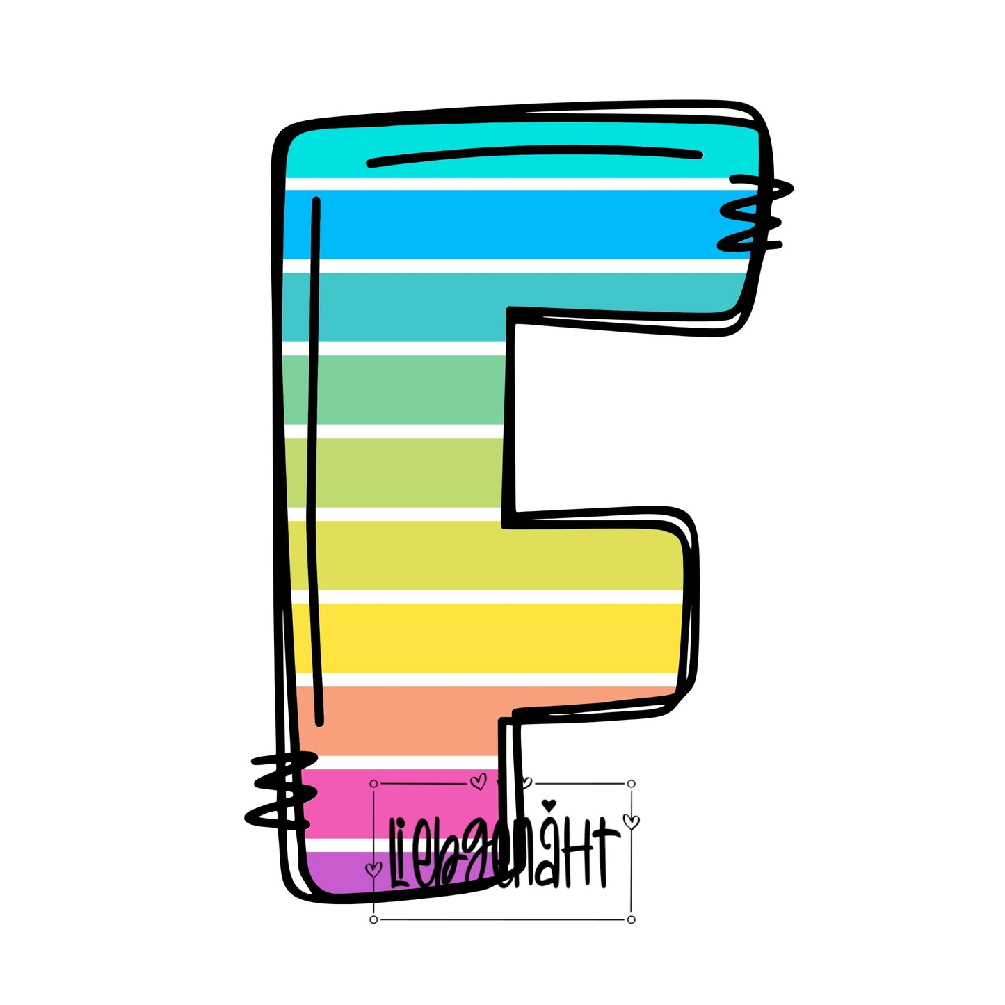 VORBESTELLUNG! - NORMAL - Alphabet Regenbogen