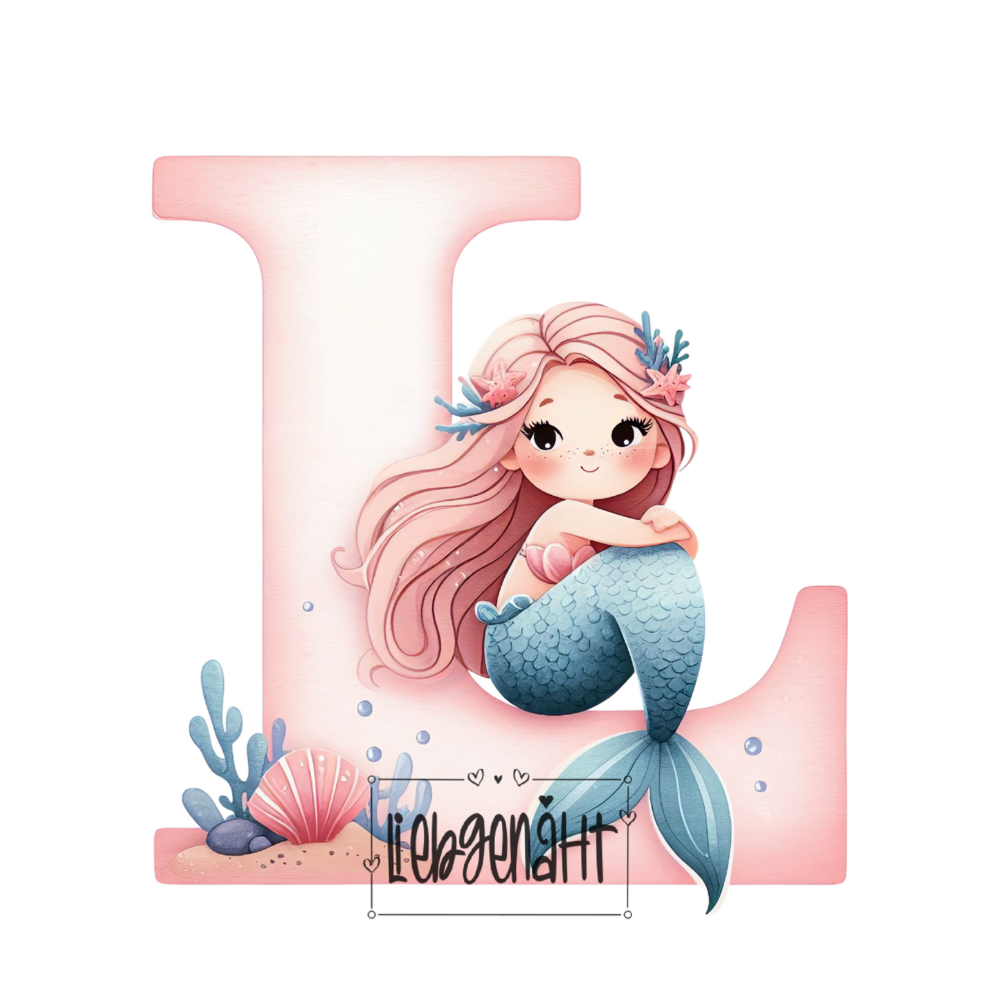 VORBESTELLUNG! -MINI - Alphabet Meermaid