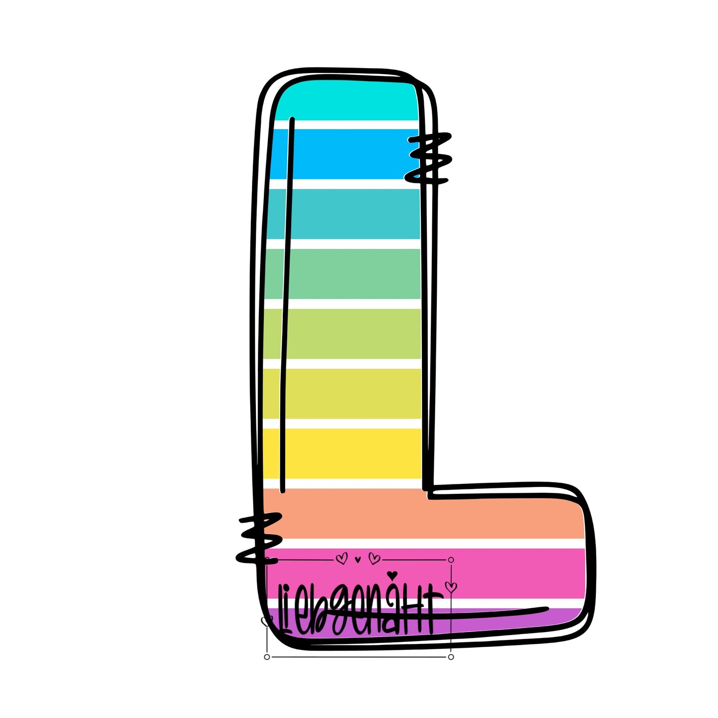 VORBESTELLUNG! - NORMAL - Alphabet Regenbogen
