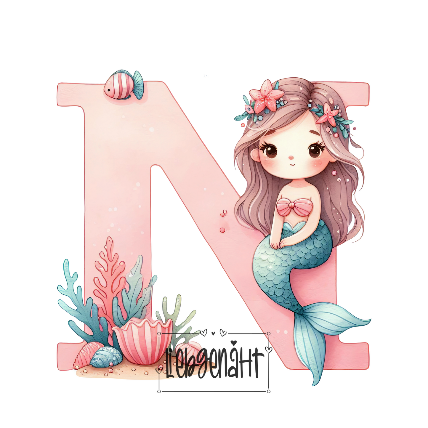VORBESTELLUNG! -MINI - Alphabet Meermaid